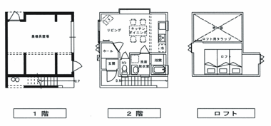 ファミリー向けラウベの間取り ファミリー向けラウベの間取り