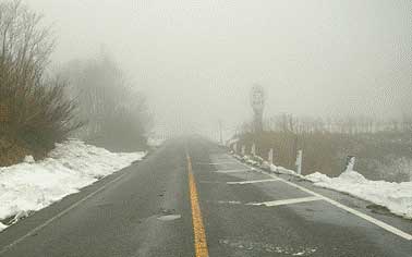 国道252号の除雪状況